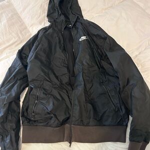 Nike Black Windbreaker Jacket